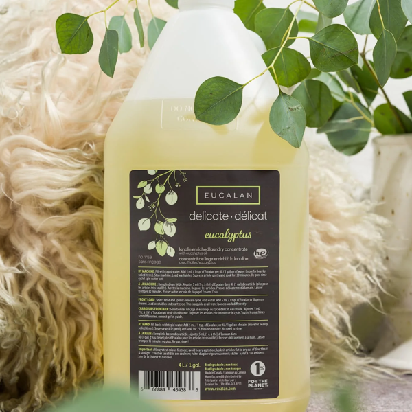 Eucalan No-Rinse Delicate Wash:  4L/1 Gallon Jug
