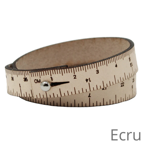 Wrist Ruler: Leather (double wrap) DISCONTINUED