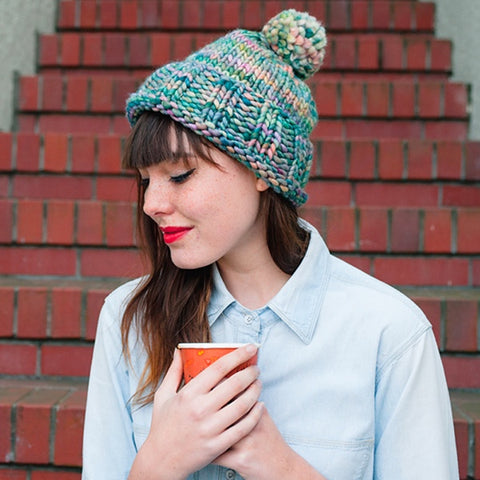 Beginner Hat Knit in the Round Project