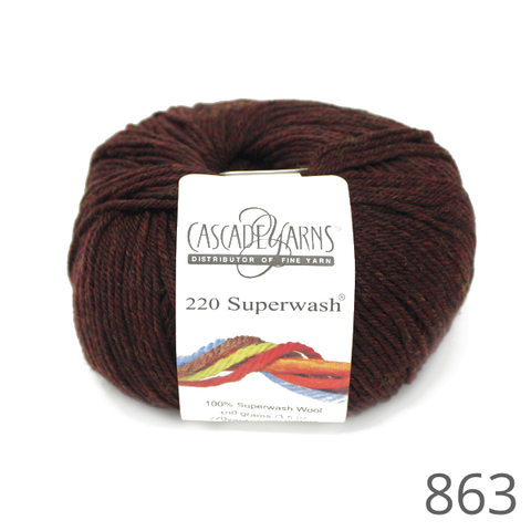 Cascade 220 Superwash Heathered Colours