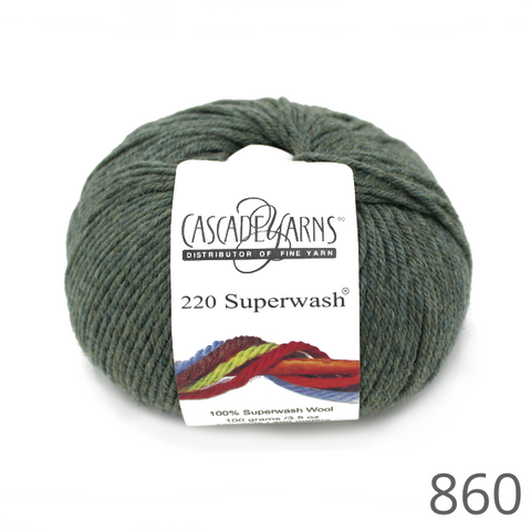 Cascade 220 Superwash Heathered Colours