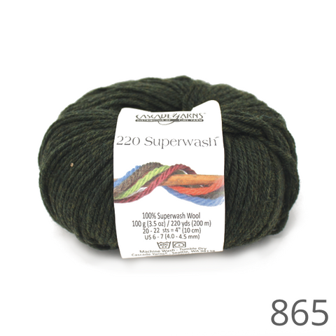 Cascade 220 Superwash Heathered Colours