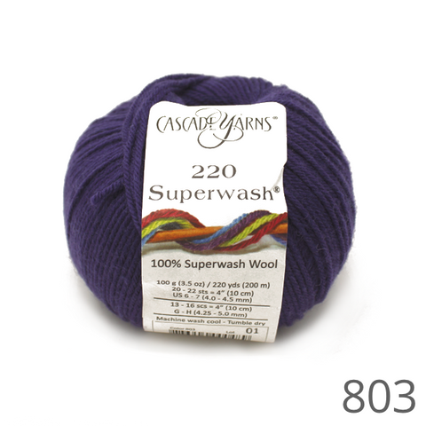 Cascade 220 Superwash Solid Colours