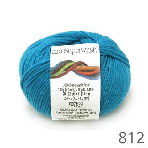 Cascade 220 Superwash Solid Colours