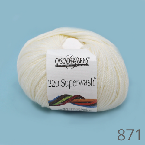 Cascade 220 Superwash Solid Colours