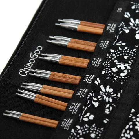 ChiaoGoo SPIN Bamboo Interchangeable Needle Sets