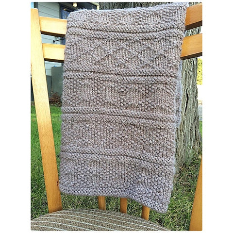Guernsey Style Baby Blanket PROJECT