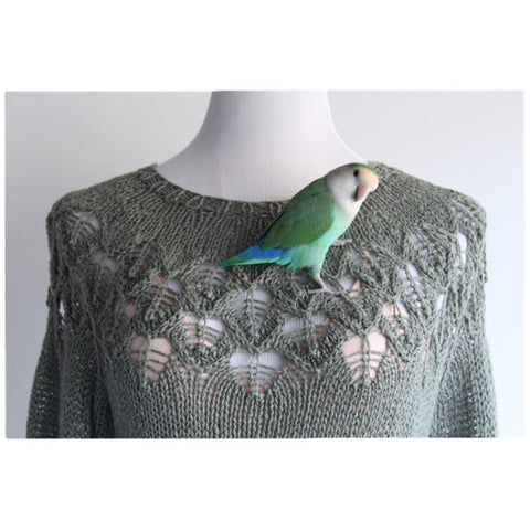 Quince & Co Kestrel Lovenote Pullover Project