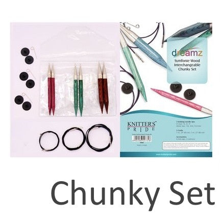 Knitters Pride Dreamz Symfonie Wood Interchangeable Circular Needle SETS