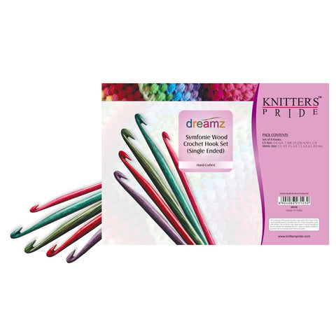 Knitters Pride Dreamz Symfonie Wood Crochet Hook SET