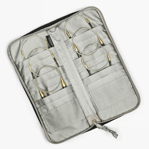 Lantern Moon Needle Case: Fixed Circular - Ikat