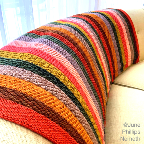 Cascade Blanket of Many Stitches PROJECT