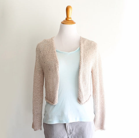 Quick Sand Cardigan Project