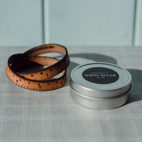 Wrist Ruler: Leather (double wrap) DISCONTINUED