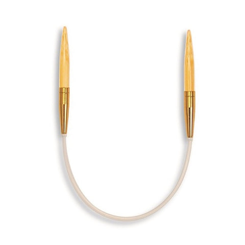 Kinki Amibari SeeKnit Shirotake Asymmetrical Circular Needles 9"/23cm