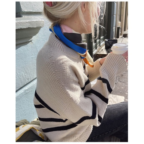 Petite Knit Marseille Pullover Project