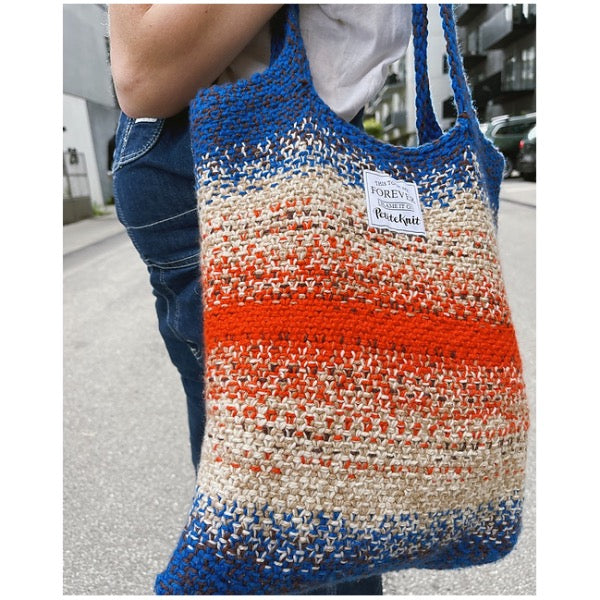 【PORTERNA】Newter knit tote bag Petite Knit Technicolor Tote Bag PROJECT – Knit-O-Matic