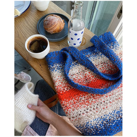 Petite Knit Technicolor Tote Bag PROJECT