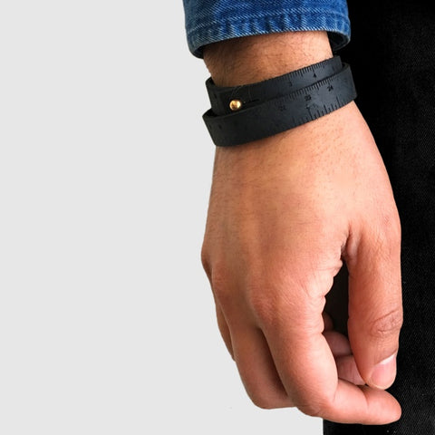 Wrist Ruler: Leather (double wrap) DISCONTINUED