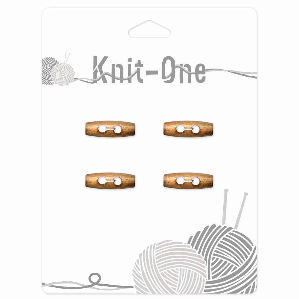 Knit One Wood Toggle Buttons