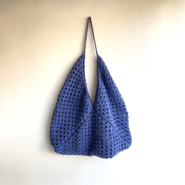 Granny Square Market Tote Bag PROJECT Knit O Matic