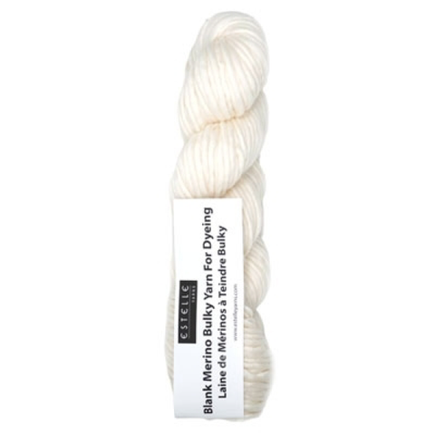 Estelle Blank Merino Bulky Yarn for Dyeing