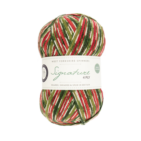 West Yorkshire Spinners Signature 4ply Christmas Yarn