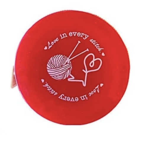 "Love In Every Stitch" Tape Measure