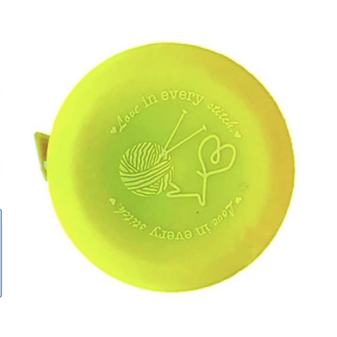 "Love In Every Stitch" Tape Measure