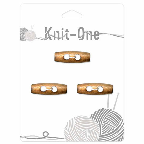 Knit One Wood Toggle Buttons