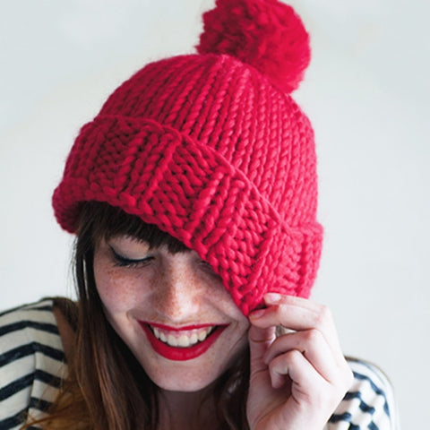Beginner Hat Knit in the Round Project