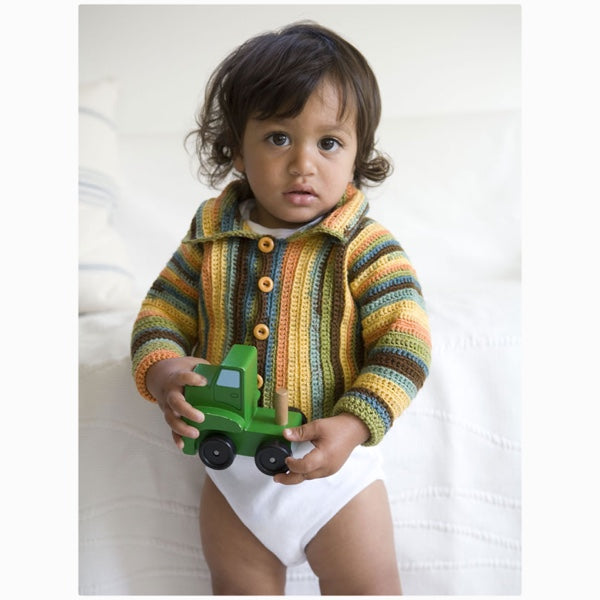 Berroco Baby Sideways Crochet Cardigan Project