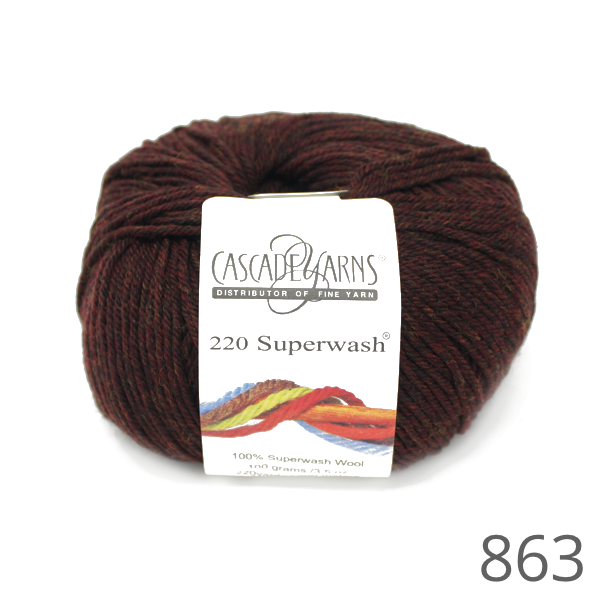 Cascade 220 Superwash Heathered Colours – Knit-O-Matic