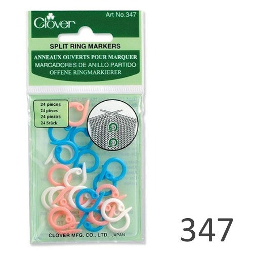 Clover Split Ring Stitch Markers 347