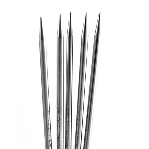 ChiaoGoo Steel Double Pointed Needles  6"/15cm (Sock)