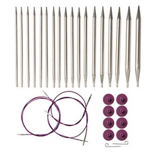 Knit Picks Metal Interchangeable Circular Knitting Needle SETS