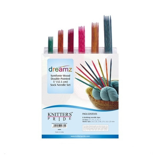 Knitters Pride Double Pointed Needle Sets (Sock Kits) Symphonie WOOD
