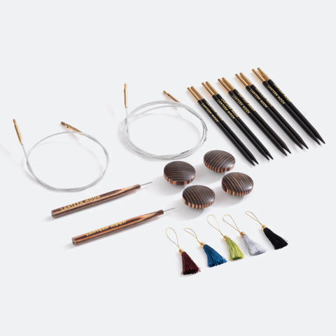 Knitters Pride Lantern Moon Interchangeable Circular Needle Set: GRACE/4"