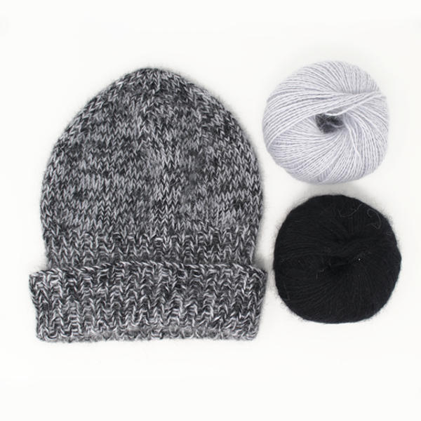 Slouchy Angora Hat Project – Knit-O-Matic display picture 1