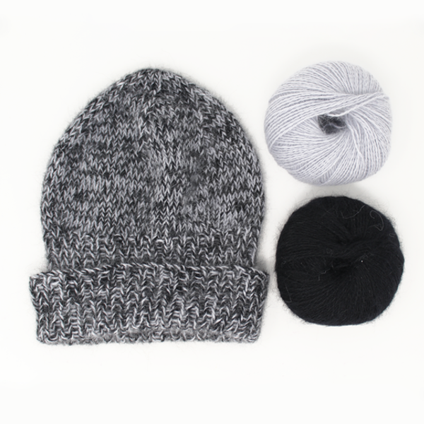 Slouchy Angora Hat Project