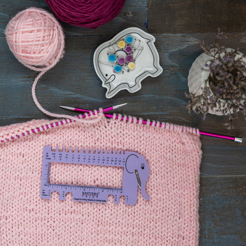 Knitter's Pride Elephant Needle & Hook Gauge