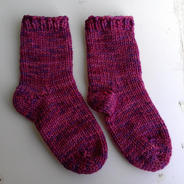 Toe-Up DK Weight Men's Socks [FREE Knitting Pattern] - Knitgrammer